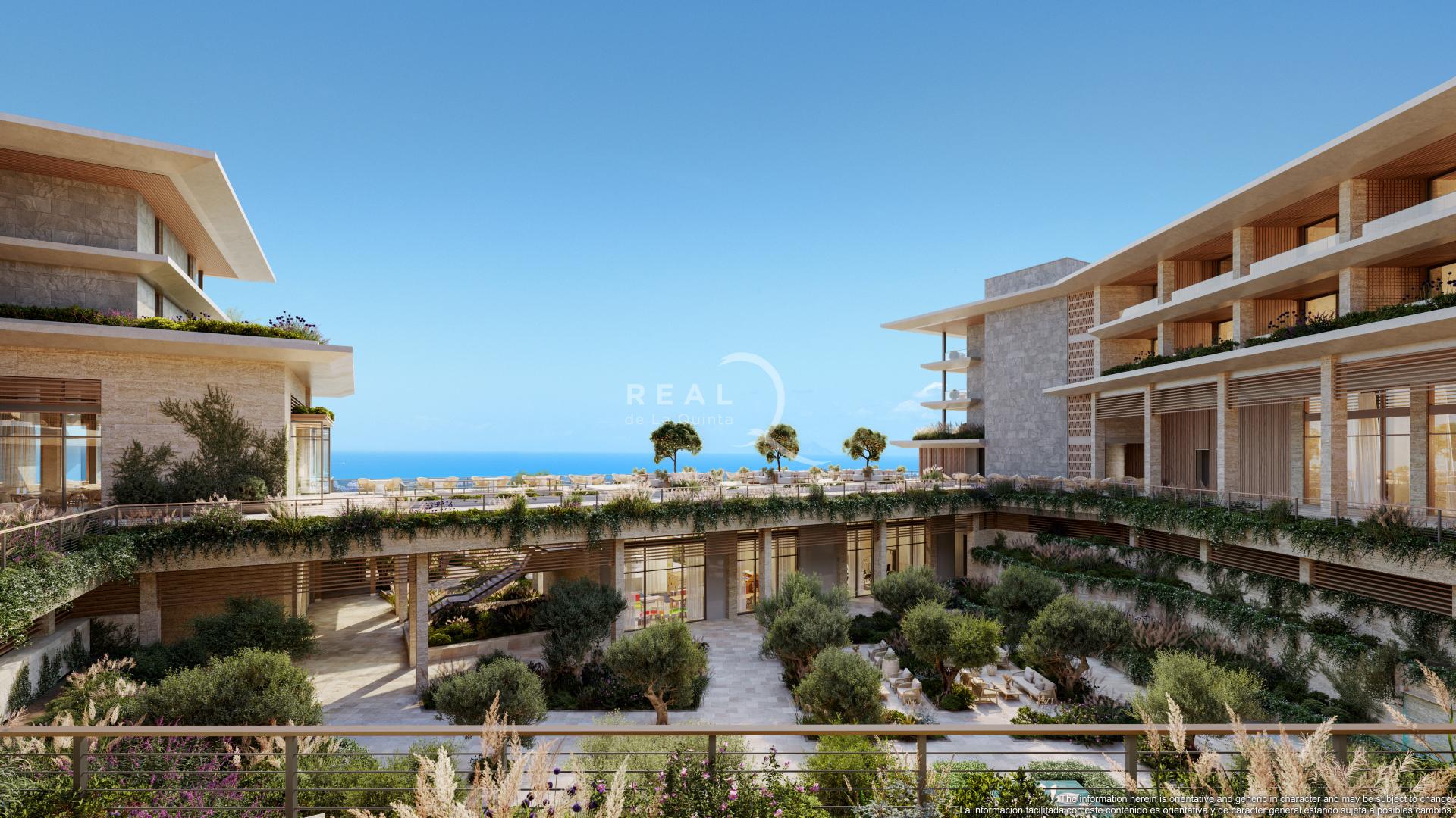 Vista desde la terraza del vestíbulo - Hotel Angsana Real de La Quinta By Banyan Tree Group