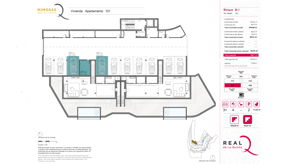 2 Parking Spaces and Storage Room