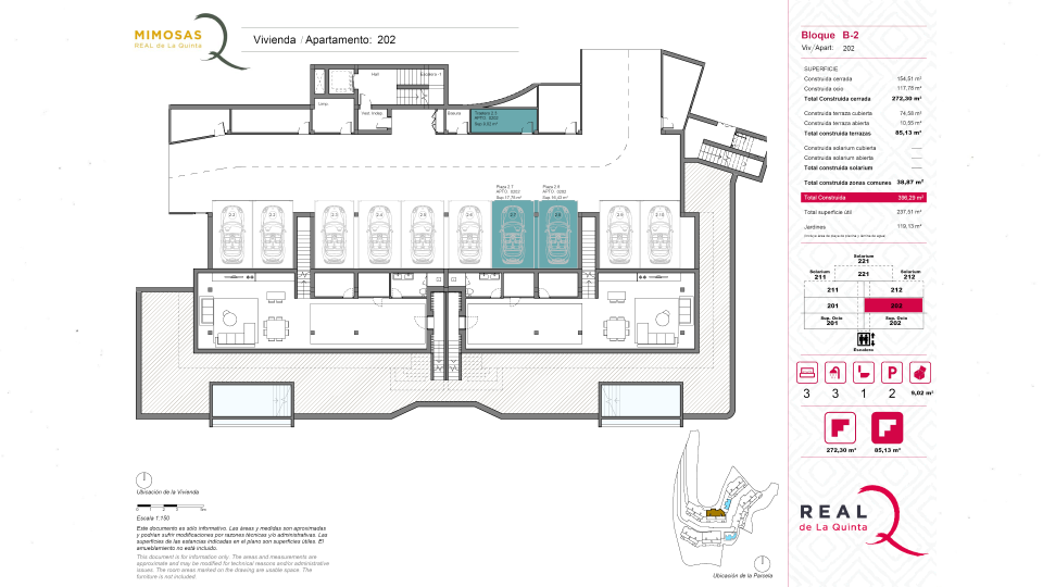 2 Parking Spaces and Storage Room