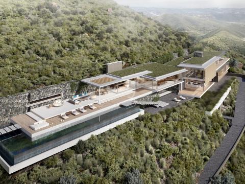 Aerial Overview Villa Proposal Type A. AerialOverview