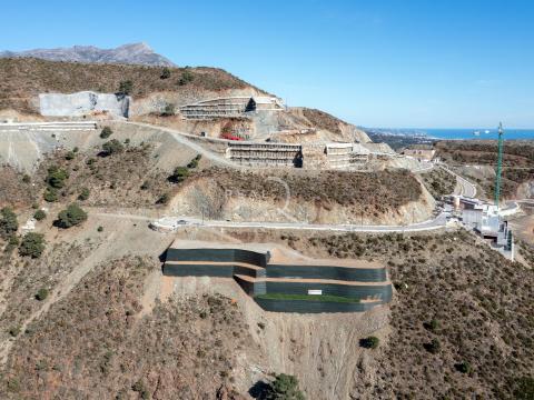 View of retaining wall (left hand)